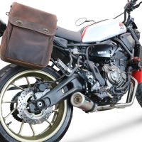 Escape compatível com Yamaha Xsr 700 2021-2024, M3 Inox , Escape racing linha completa, silencioso mais coletor com dbkiller, não homologado 