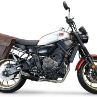 Escape compatível com Yamaha R7 2021-2025, M3 Black Titanium, Sistema homologado com catalisador linha completa, silencioso mais coletor 