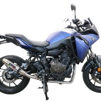 Escape compatível com Yamaha Tracer 7 GT 2020-2024, Deeptone Inox, Escape racing linha completa, silencioso mais coletor com dbkiller, não homologado 