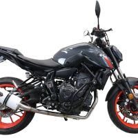 Escape compatível com Yamaha Mt-07 2021-2024, Albus Evo4, Sistema homologado com catalisador linha completa, silencioso mais coletor 