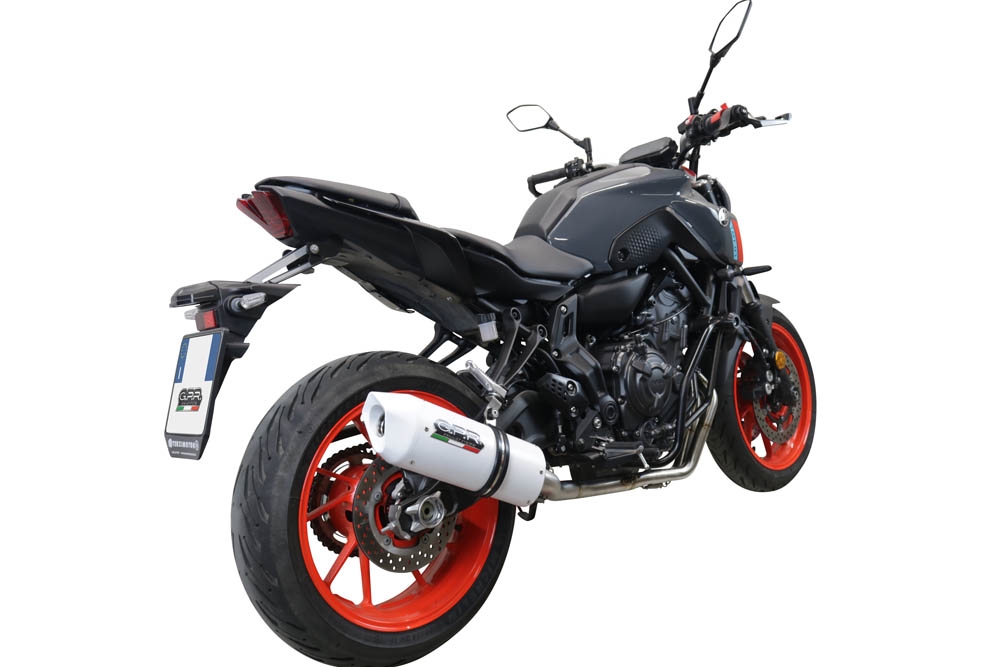 Escape compatível com Yamaha Mt-07 2021-2024, Albus Evo4, Sistema homologado com catalisador linha completa, silencioso mais coletor 