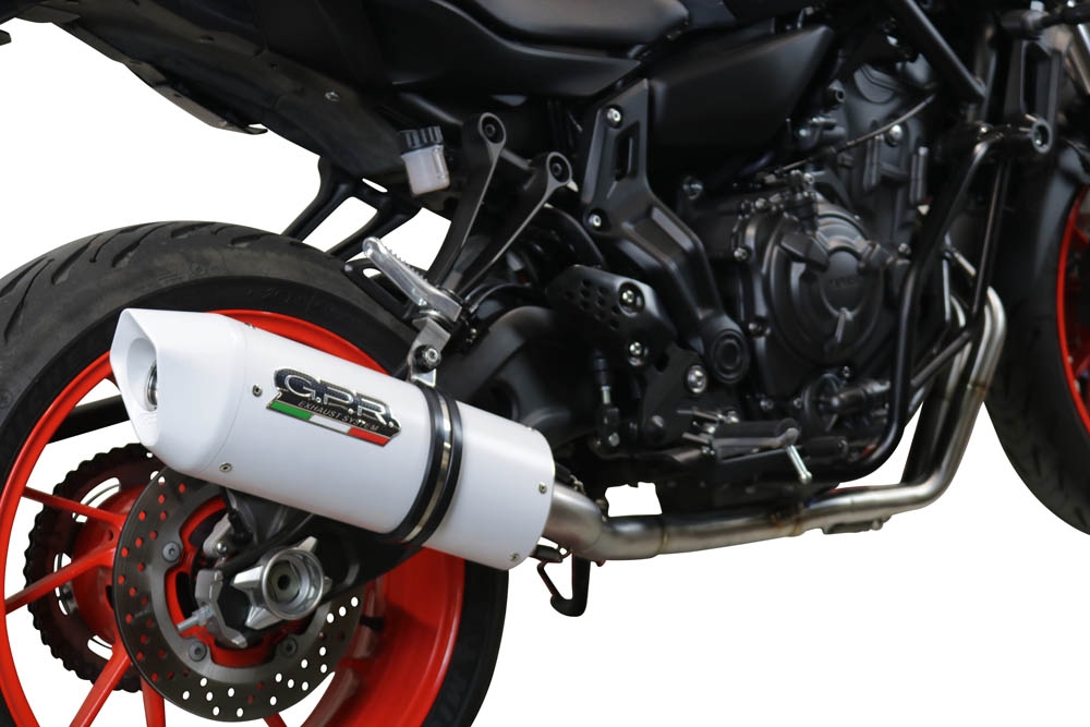 Escape compatível com Yamaha Mt-07 2021-2024, Albus Evo4, Sistema homologado com catalisador linha completa, silencioso mais coletor 