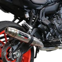 Escape compatível com Yamaha Mt-07 2021-2024, Deeptone Inox, Escape racing linha completa, silencioso mais coletor com dbkiller, não homologado 