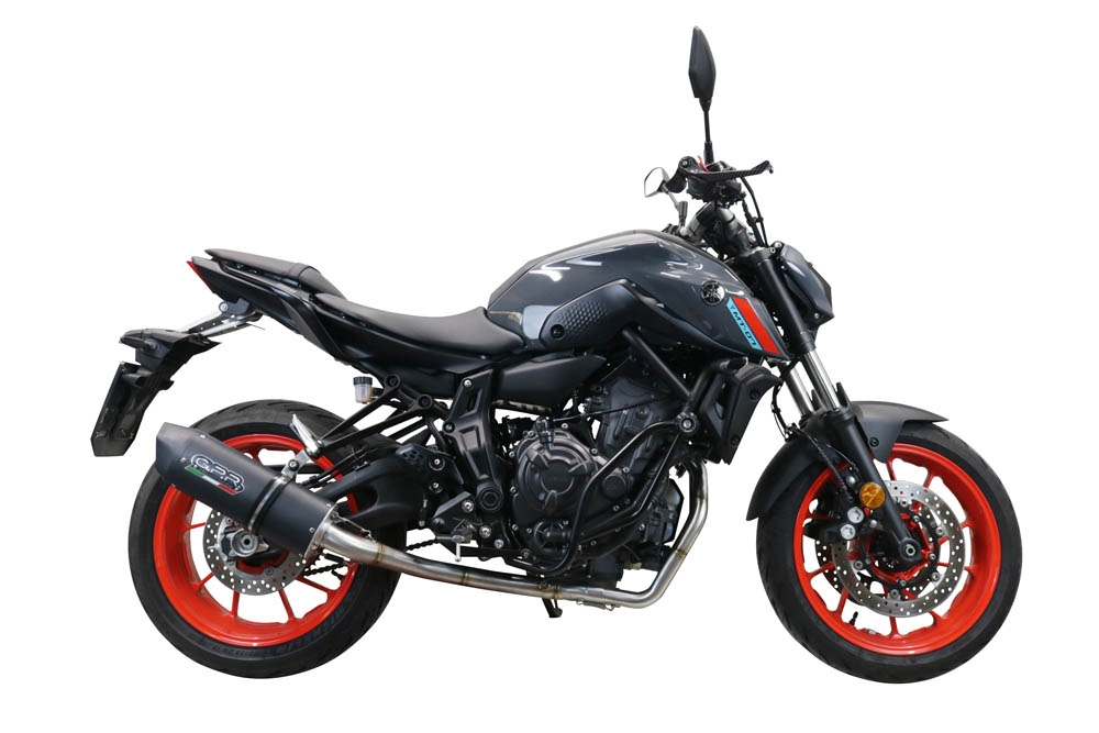 Escape compatível com Yamaha Mt-07 2021-2024, Furore Nero, Escape racing linha completa, silencioso mais coletor com dbkiller, não homologado 