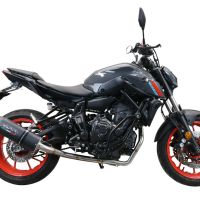 Escape compatível com Yamaha Mt-07 2021-2024, Furore Nero, Escape racing linha completa, silencioso mais coletor com dbkiller, não homologado 
