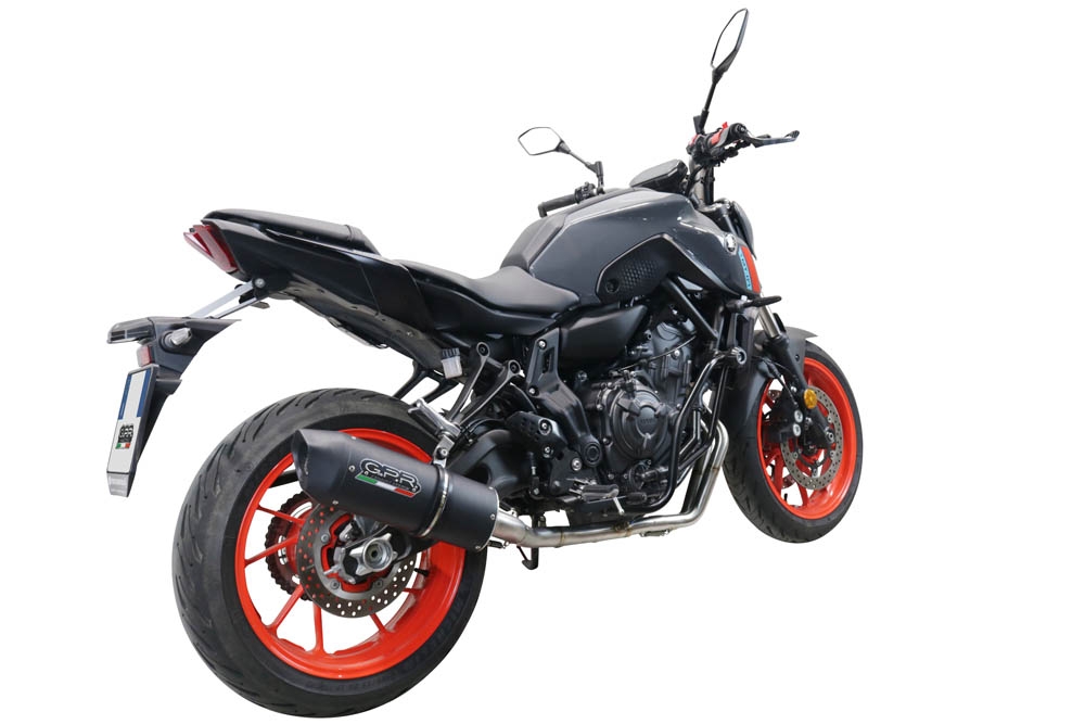 Escape compatível com Yamaha Mt-07 2021-2024, Furore Nero, Escape racing linha completa, silencioso mais coletor com dbkiller, não homologado 