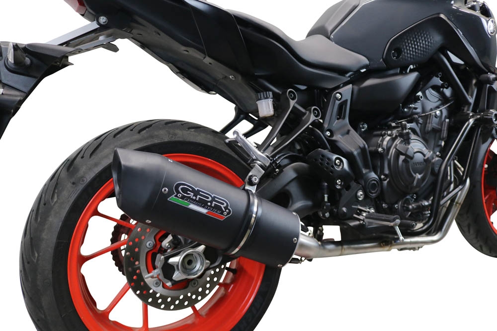 Escape compatível com Yamaha Mt-07 2021-2024, Furore Nero, Escape racing linha completa, silencioso mais coletor com dbkiller, não homologado 