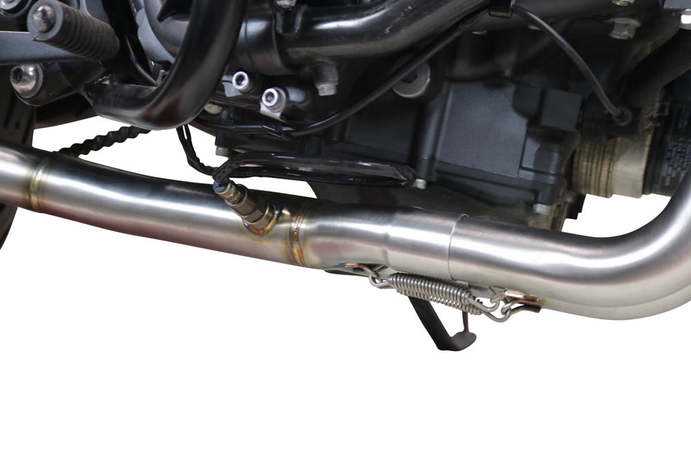 Escape compatível com Yamaha Mt-07 2021-2024, M3 Poppy , Sistema homologado com catalisador linha completa, silencioso mais coletor 