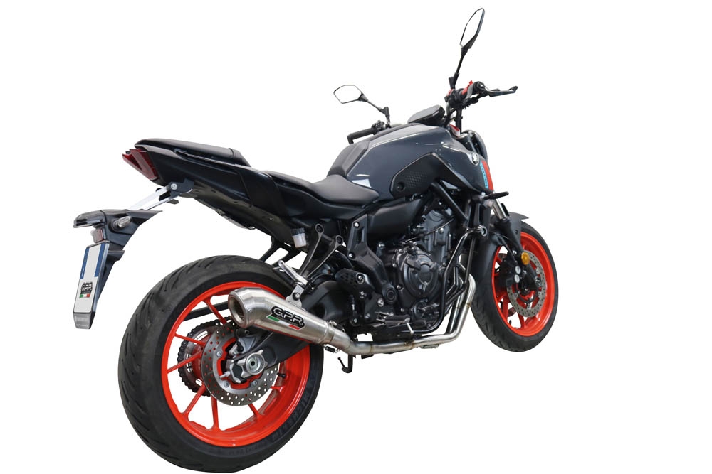 Escape compatível com Yamaha Mt-07 2021-2024, Powercone Evo, Sistema homologado com catalisador linha completa, silencioso mais coletor 