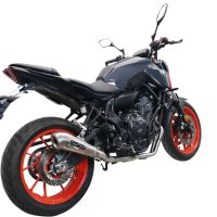 Escape compatível com Yamaha Mt-07 2021-2024, Powercone Evo, Sistema homologado com catalisador linha completa, silencioso mais coletor 
