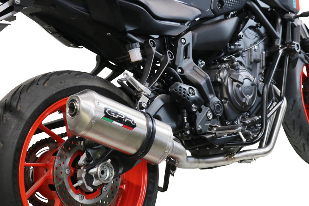 Escape compatível com Yamaha Xsr 700 2021-2024, Satinox , Sistema homologado com catalisador linha completa, silencioso mais coletor 