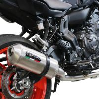 Escape compatível com Yamaha Xsr 700 2021-2024, Satinox , Sistema homologado com catalisador linha completa, silencioso mais coletor 