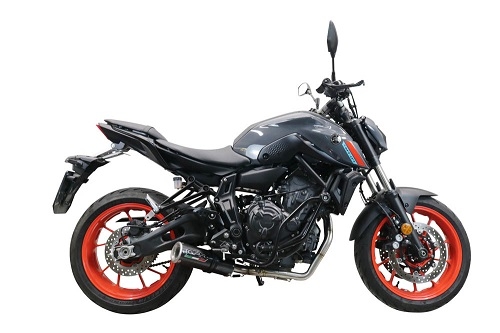 Escape compatível com Yamaha R7 2021-2025, M3 Black Titanium, Escape racing linha completa, silencioso mais coletor com dbkiller, não homologado 