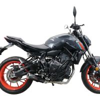 Escape compatível com Yamaha R7 2021-2025, M3 Black Titanium, Escape racing linha completa, silencioso mais coletor com dbkiller, não homologado 
