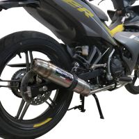GPR escape compatível com  Yamaha Sniper 150 2021-2022, Deeptone Inox, Escape racing linha completa, silencioso mais coletor com dbkiller, não homologado  