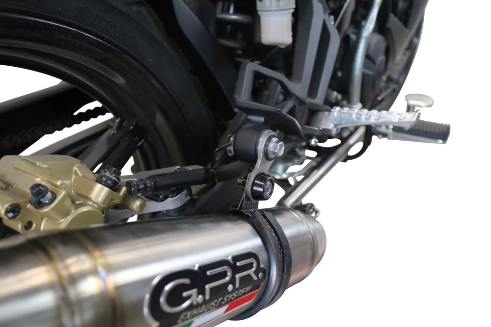 GPR escape compatível com  Yamaha Sniper 150 2021-2022, Deeptone Inox, Escape racing linha completa, silencioso mais coletor com dbkiller, não homologado  