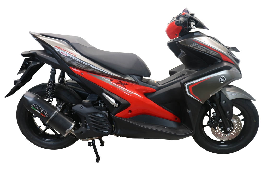 Escape compatível com Yamaha Aerox 155 2021-2022, Furore Nero, Escape racing linha completa, silencioso mais coletor com dbkiller, não homologado 