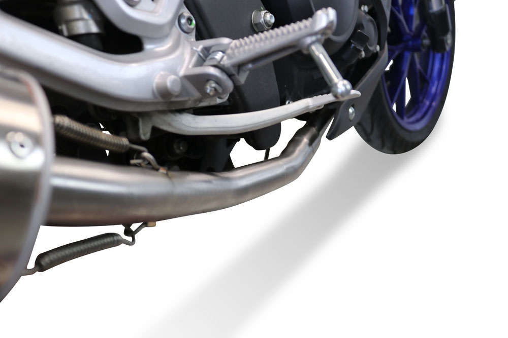 Escape compatível com Yamaha Mt 125 2021-2025, Satinox , Sistema homologado com catalisador linha completa, silencioso mais coletor 