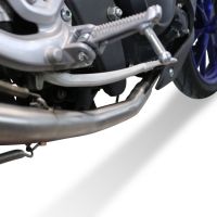 Escape compatível com Yamaha Mt 125 2021-2025, Satinox , Sistema homologado com catalisador linha completa, silencioso mais coletor 