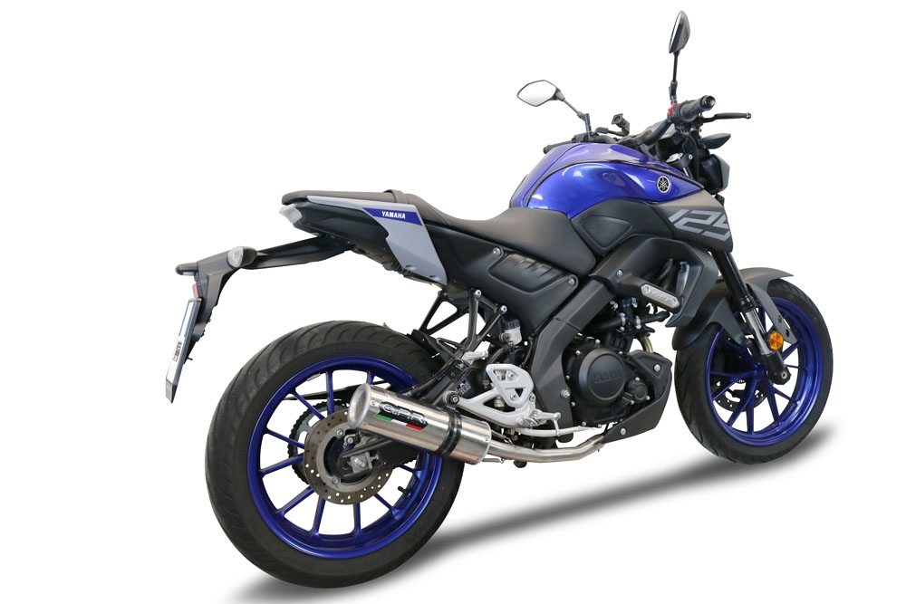 Escape compatível com Yamaha Mt 125 2021-2025, M3 Inox , Sistema homologado com catalisador linha completa, silencioso mais coletor 
