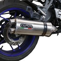 Escape compatível com Yamaha Tracer 9 2021-2024, Dual Inox, Sistema homologado com catalisador linha completa, silencioso mais coletor 