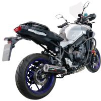 Escape compatível com Yamaha Tracer 9 2021-2024, M3 Poppy , Sistema homologado com catalisador linha completa, silencioso mais coletor 