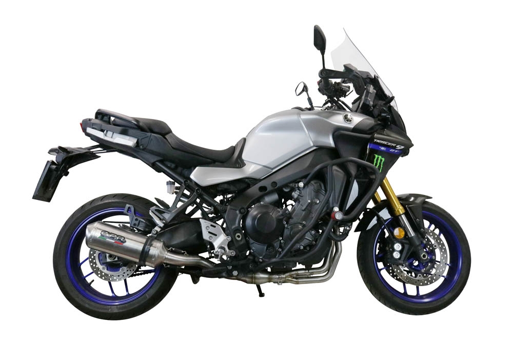 Escape compatível com Yamaha Tracer 9 2021-2024, Satinox , Sistema homologado com catalisador linha completa, silencioso mais coletor 