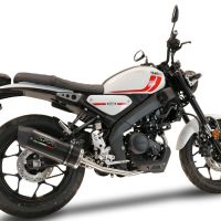 GPR escape compatível com  Yamaha XSR 125 2021-2025, Furore Evo4 Poppy, Sistema homologado com catalisador linha completa, silencioso mais coletor 