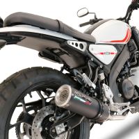 Escape compatível com Yamaha XSR 125 2021-2025, M3 Black Titanium, Sistema homologado com catalisador linha completa, silencioso mais coletor 