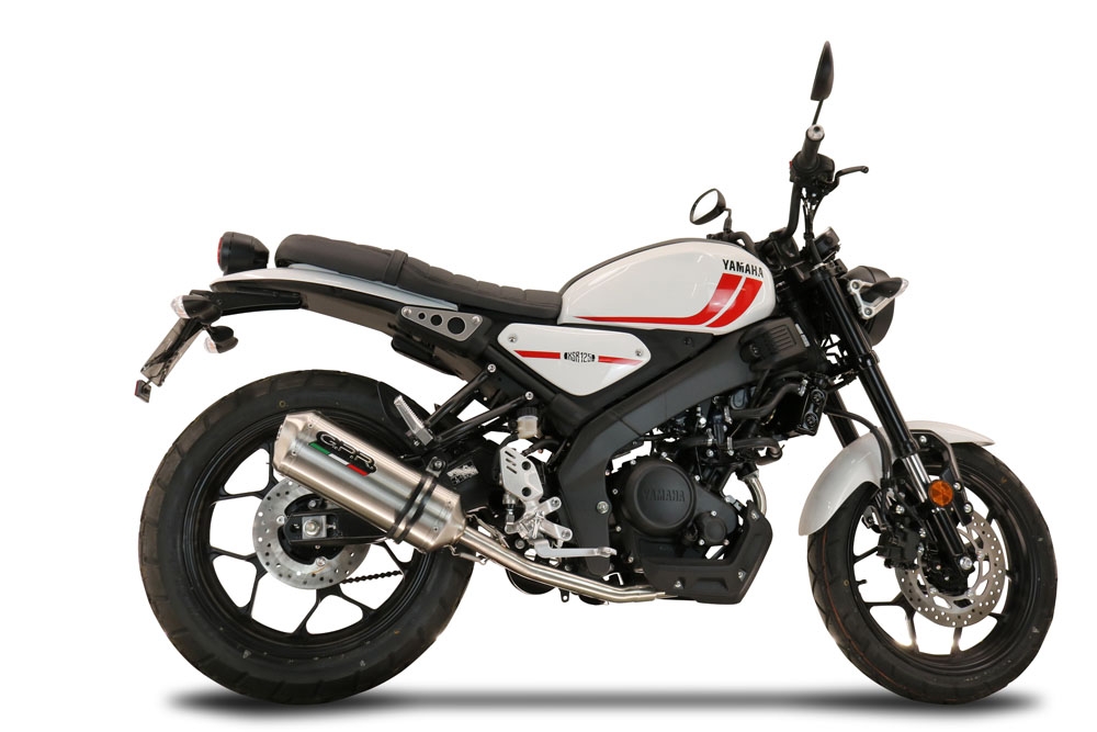Escape compatível com Yamaha XSR 125 2021-2025, Satinox , Sistema homologado com catalisador linha completa, silencioso mais coletor 