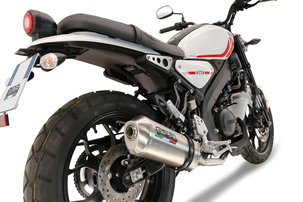 Escape compatível com Yamaha XSR 125 2021-2025, Satinox , Sistema homologado com catalisador linha completa, silencioso mais coletor 