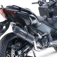 Escape compatível com Yamaha T-Max 560 2022-2024, Furore Evo4 Nero, Sistema homologado com catalisador linha completa, silencioso mais coletor 