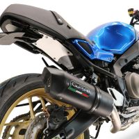 Escape compatível com Yamaha XSR900 2022-2024, Furore Evo4 Nero, Sistema homologado com catalisador linha completa, silencioso mais coletor 