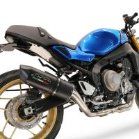 Escape compatível com Yamaha XSR900 2022-2024, Furore Evo4 Nero, Sistema homologado com catalisador linha completa, silencioso mais coletor 