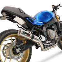 Escape compatível com Yamaha XSR900 2022-2024, M3 Inox , Sistema homologado com catalisador linha completa, silencioso mais coletor 