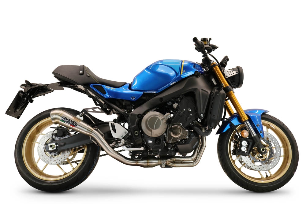 Escape compatível com Yamaha XSR900 2022-2024, Powercone Evo, Sistema homologado com catalisador linha completa, silencioso mais coletor 