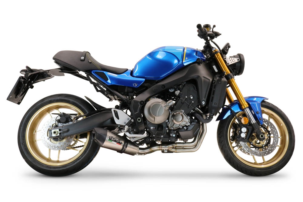 Escape compatível com Yamaha XSR900 2016-2021, Gpe Ann. titanium, Escape racing linha completa, silencioso mais coletor com dbkiller, não homologado 