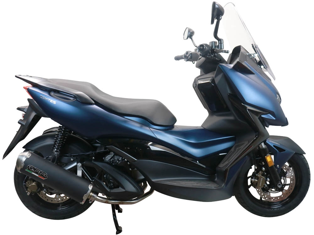 Escape compatível com Zontes M 310 2021-2024, Evo4 Road, Sistema homologado com catalisador linha completa, silencioso mais coletor 