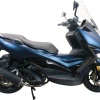 Escape compatível com Zontes M 310 2021-2024, Evo4 Road, Sistema homologado com catalisador linha completa, silencioso mais coletor 