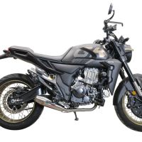 Escape compatível com Zontes 350 GK 2022-2024, Ultracone, Escape racing linha completa, silencioso mais coletor com dbkiller, não homologado 