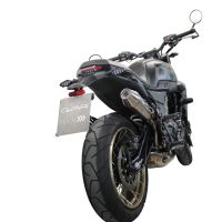 Escape compatível com Zontes 350 R1 2022-2024, Ultracone, Escape legal, homologado, silenciador com db killer removível e tubo de ligação específico 
