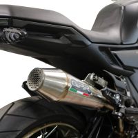 Escape compatível com Zontes 350 R1 2022-2024, Ultracone, Escape legal, homologado, silenciador com db killer removível e tubo de ligação específico 