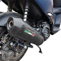 Escape compatível com Zontes M 125 2022-2024, Pentaroad Black, Sistema homologado com catalisador linha completa, silencioso mais coletor 