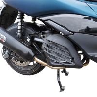 Escape compatível com Zontes M 125 2022-2024, Pentaroad Black, Sistema homologado com catalisador linha completa, silencioso mais coletor 