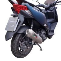 Escape compatível com Zontes M 125 2022-2024, Pentaroad Inox, Sistema homologado com catalisador linha completa, silencioso mais coletor 