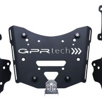Rack traseiro específico Top Case ALPITECH 35 - 45 - 55 LT Porta-malas GPR TECH compatível com Zontes E 350 2023/2024