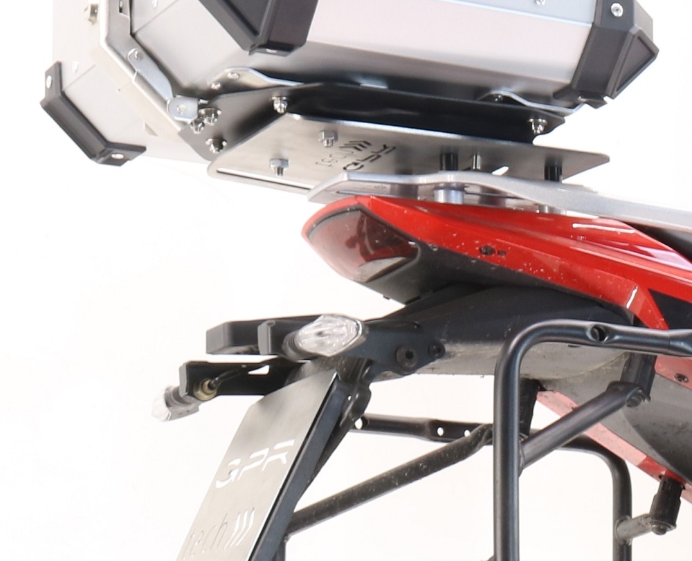 Placa de encaixe específica Top Case ALPITECH 35-45-55 LT GPR TECH compatível com Moto Morini X-CAPE 650 2021/2024 e5