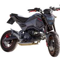 Escape compatível com Honda Msx - Grom 125 2013-2017, Deeptone Inox, Escape Racing, linha completa, fornecido com coletor específico, artigo sem homologação 