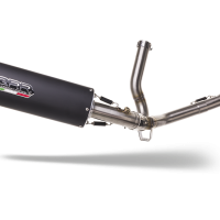 Escape compatível com Suzuki Sv 650 - S 2003-2010, Furore Nero, Escape homologado semi-completo com db killer removível e com catalisador 