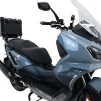 Top case maletas GPR TECH compatível com Sym ADX 300 2024/2026 e5 Plus Top Case Alpi-Tech em alumínio, cor preta com placa específica incluída Capacidade Litros 35